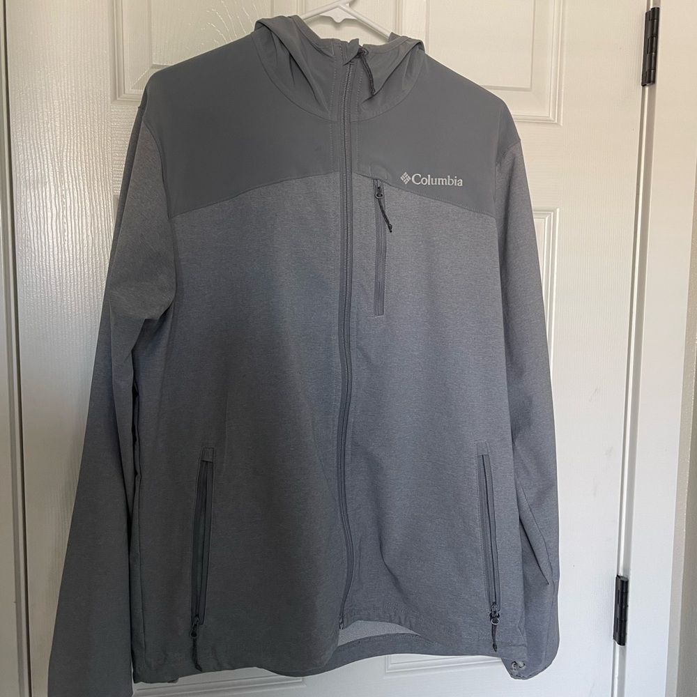 Columbia Gray Full-Zip Jacket